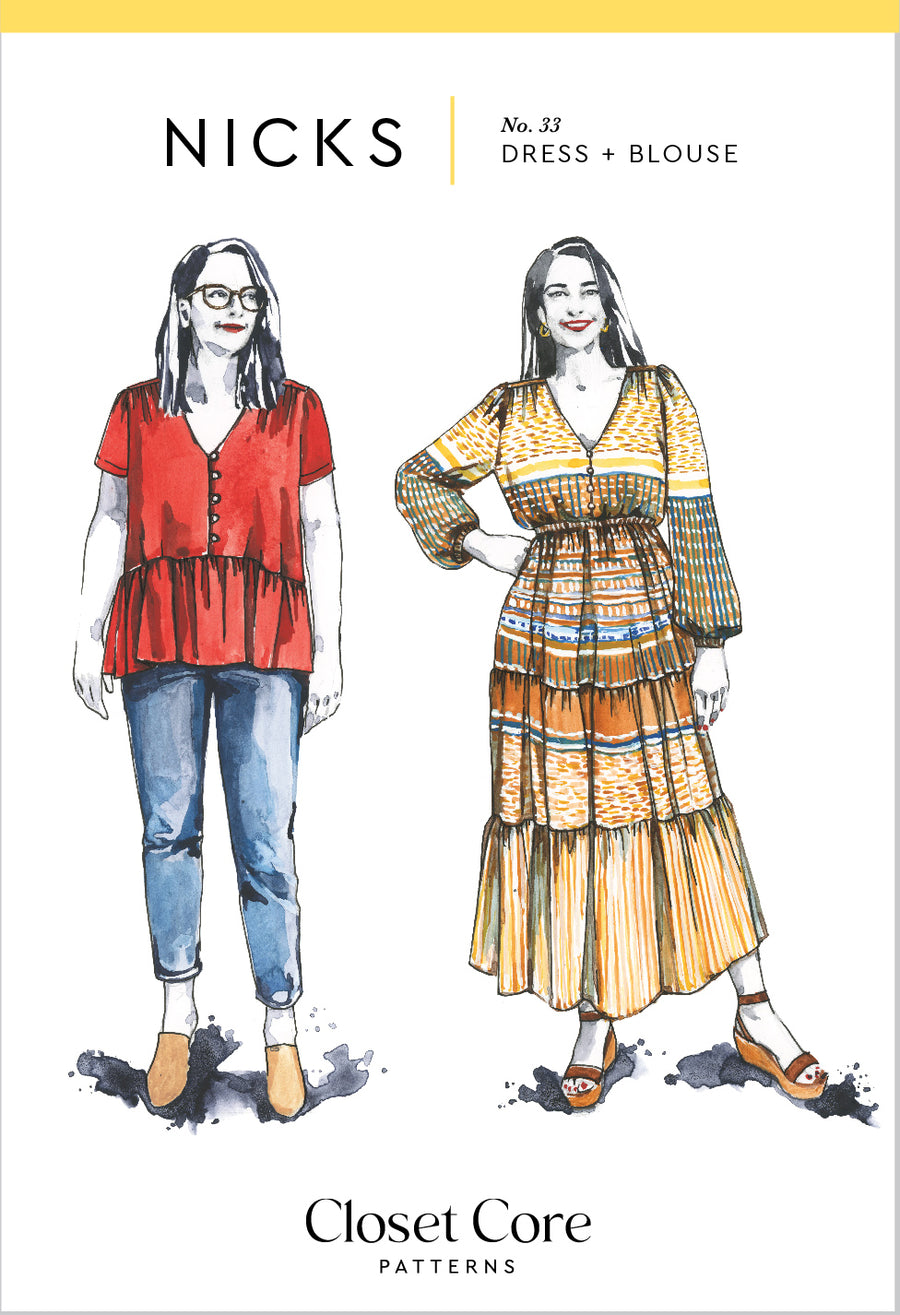Nicks Dress + Blouse Pattern | Closet Core Patterns
