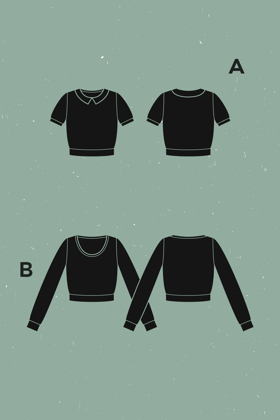 Ondée Sweater Pattern | Patron de  Sweat Ondée | Deer & Doe