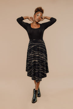 Orage Dress, Top + Skirt Pattern | Patron de Robe, Haut + Jupe Orage | Deer & Doe