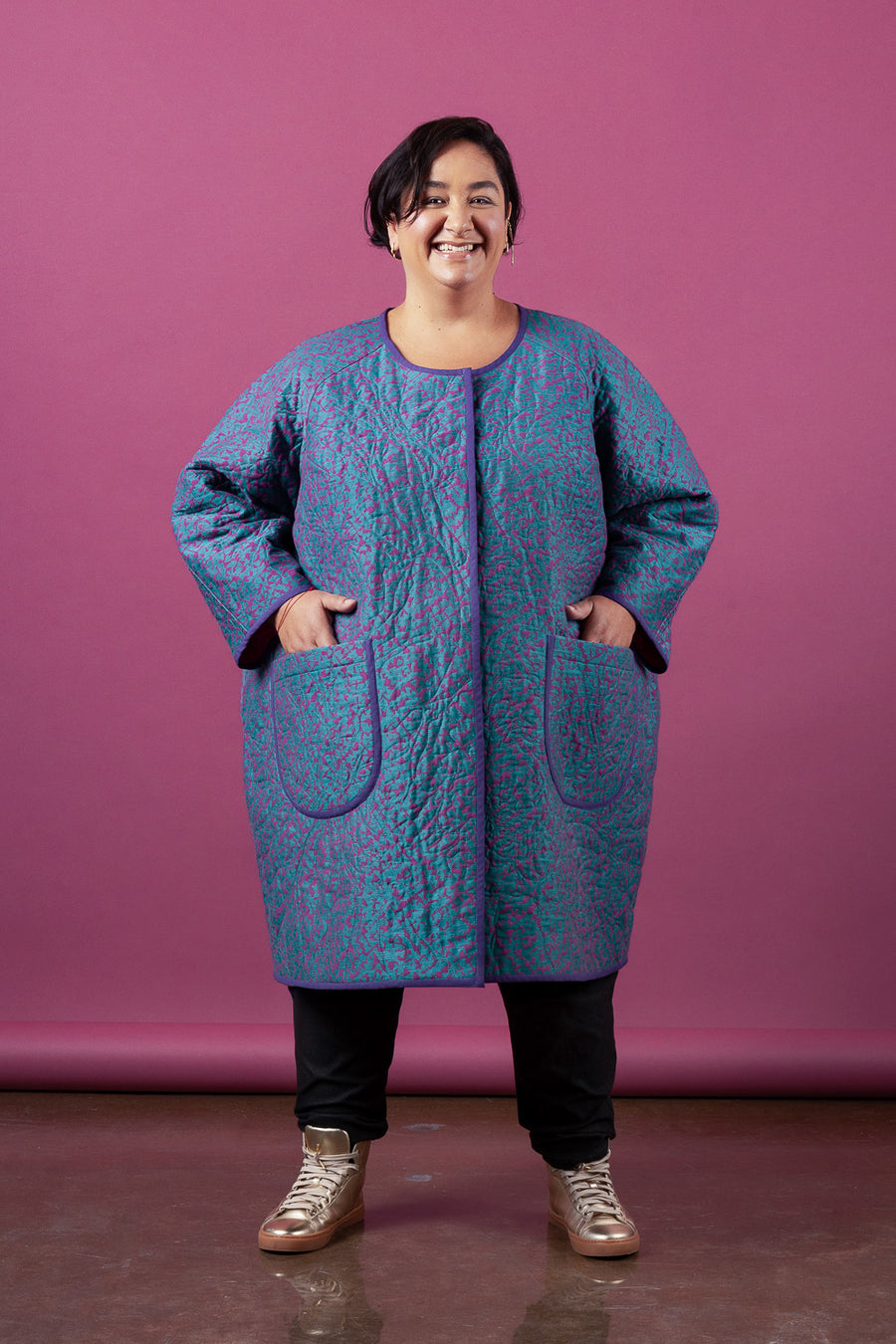 Parchment Jacket Pattern | Plus Size Quilted Jacket + Quilt Coat Pattern | Closet Core Crew