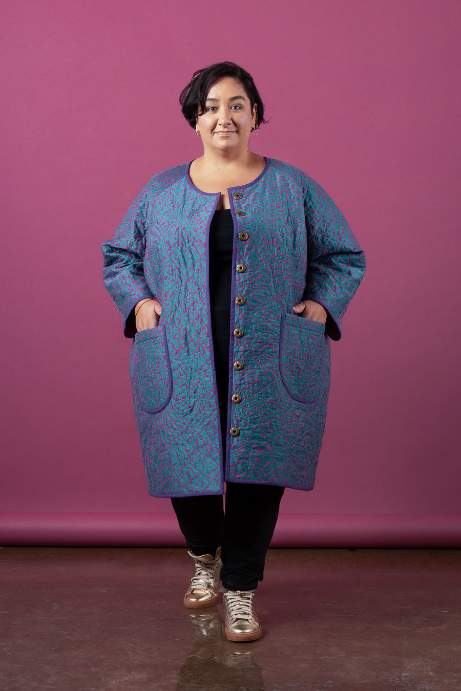 Parchment Jacket Pattern | Plus Size Quilted Jacket + Quilt Coat Pattern | Closet Core Crew