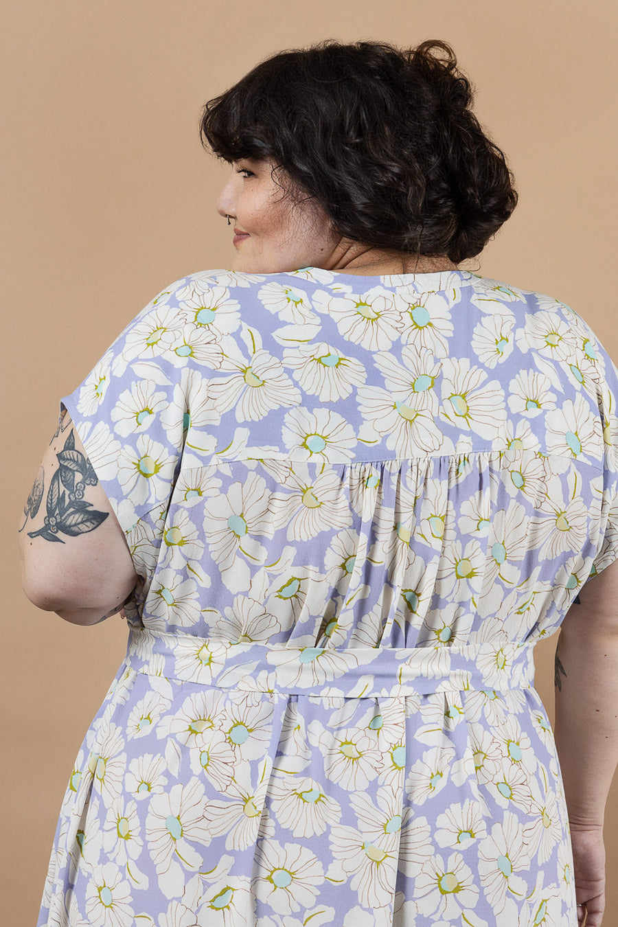 Periwinkle Plus-Size Shirtdress Pattern | Closet Core Crew