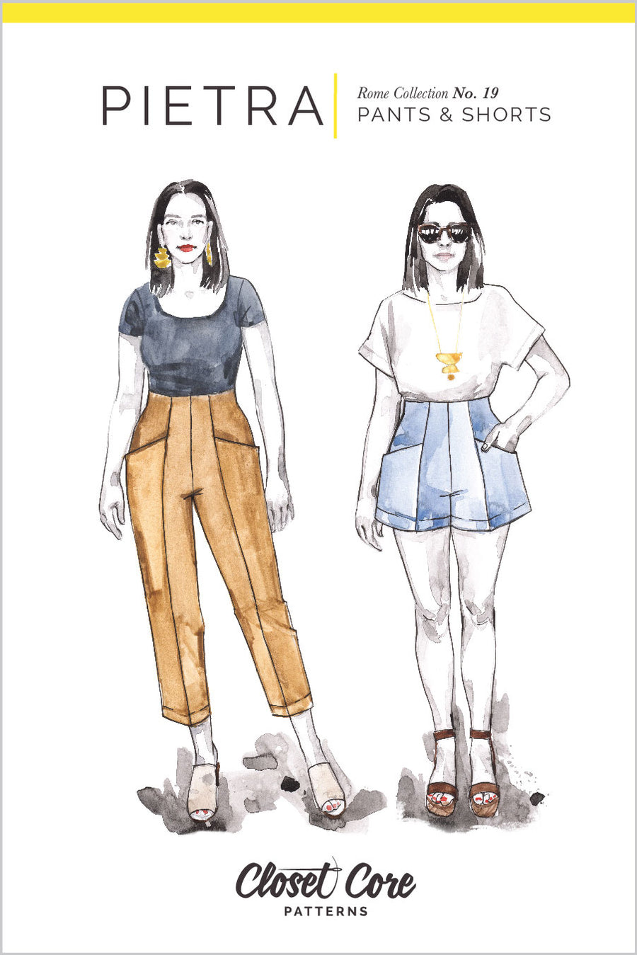 Pietra Pants + Shorts Pattern