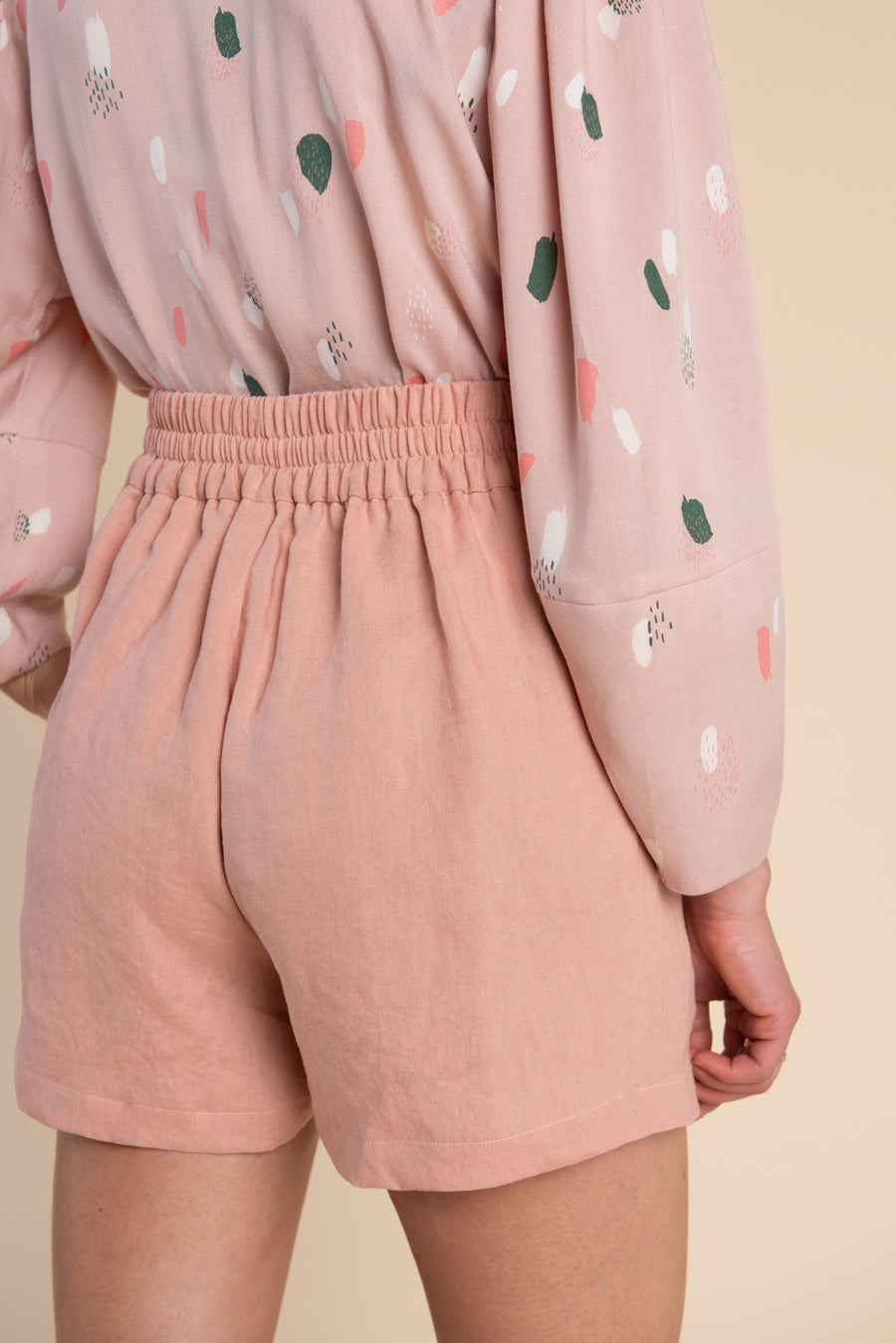 Pietra Pants & Shorts Pattern - Shorts with elastic waist pants sewing pattern | Closet Core Patterns