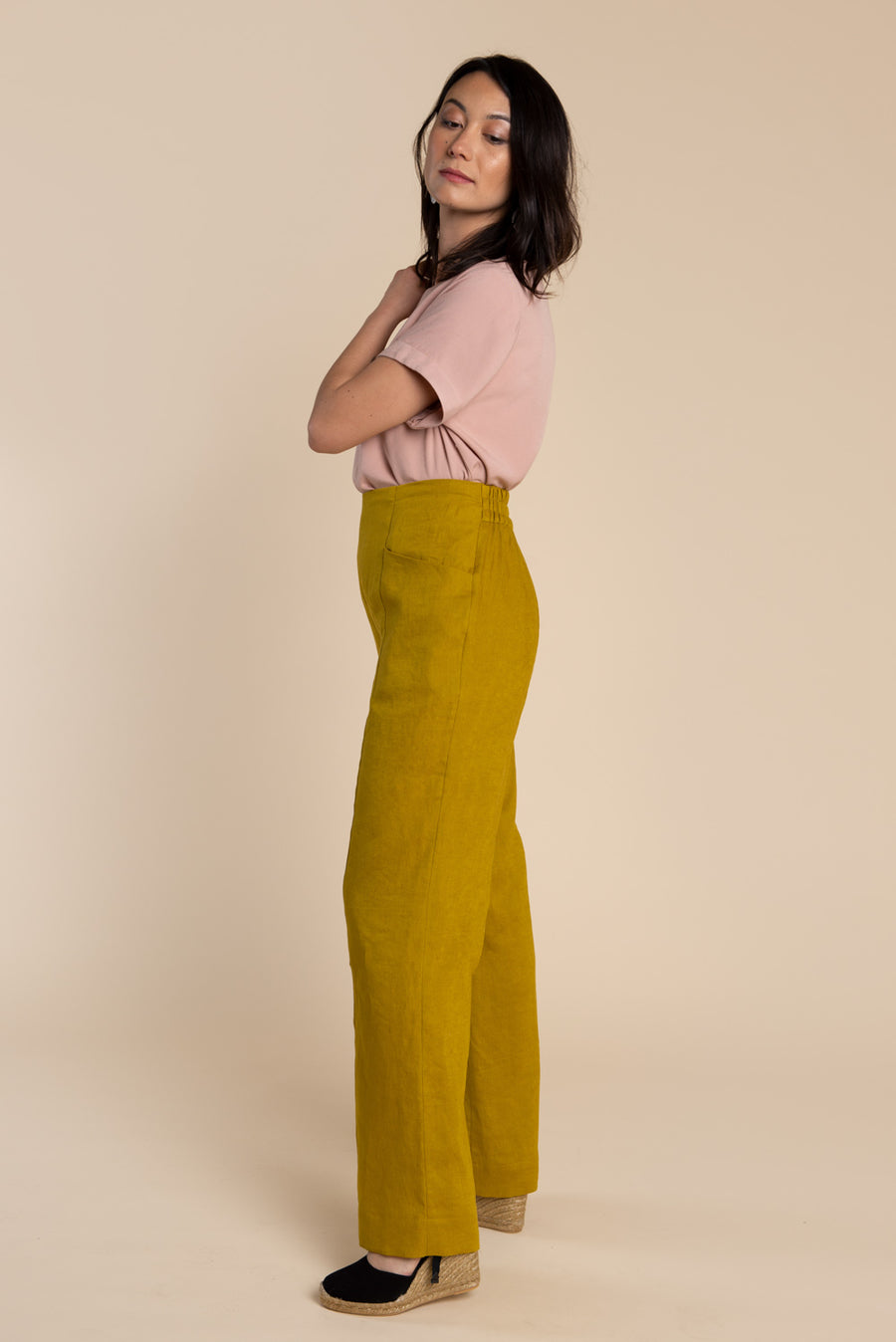 Pietra Pants & Shorts Pattern - Wide legged elastic waist pants pattern | Closet Core Patterns