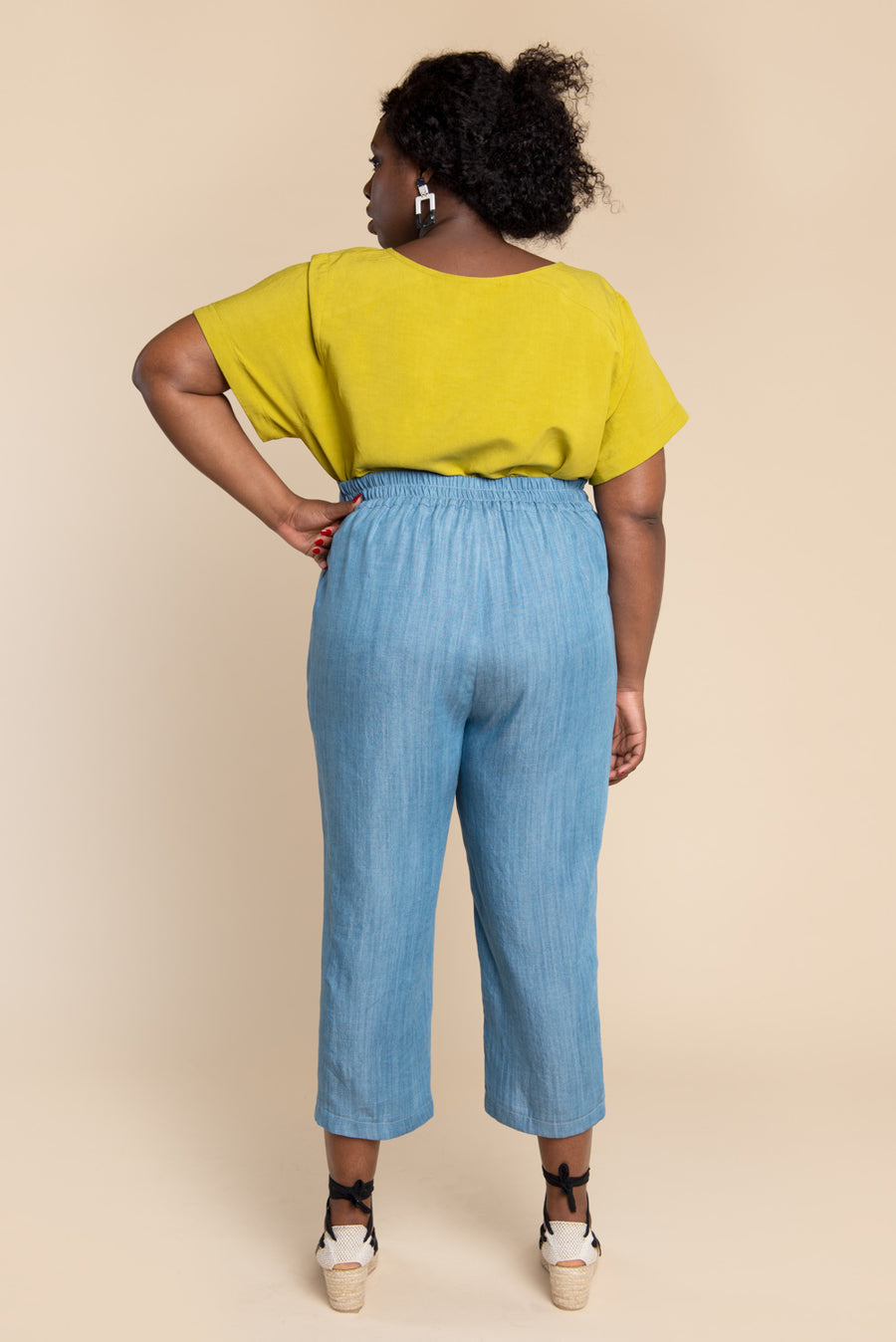 Pietra Pants & Shorts Pattern - Tapered legged elastic waist pants pattern | Closet Core Patterns