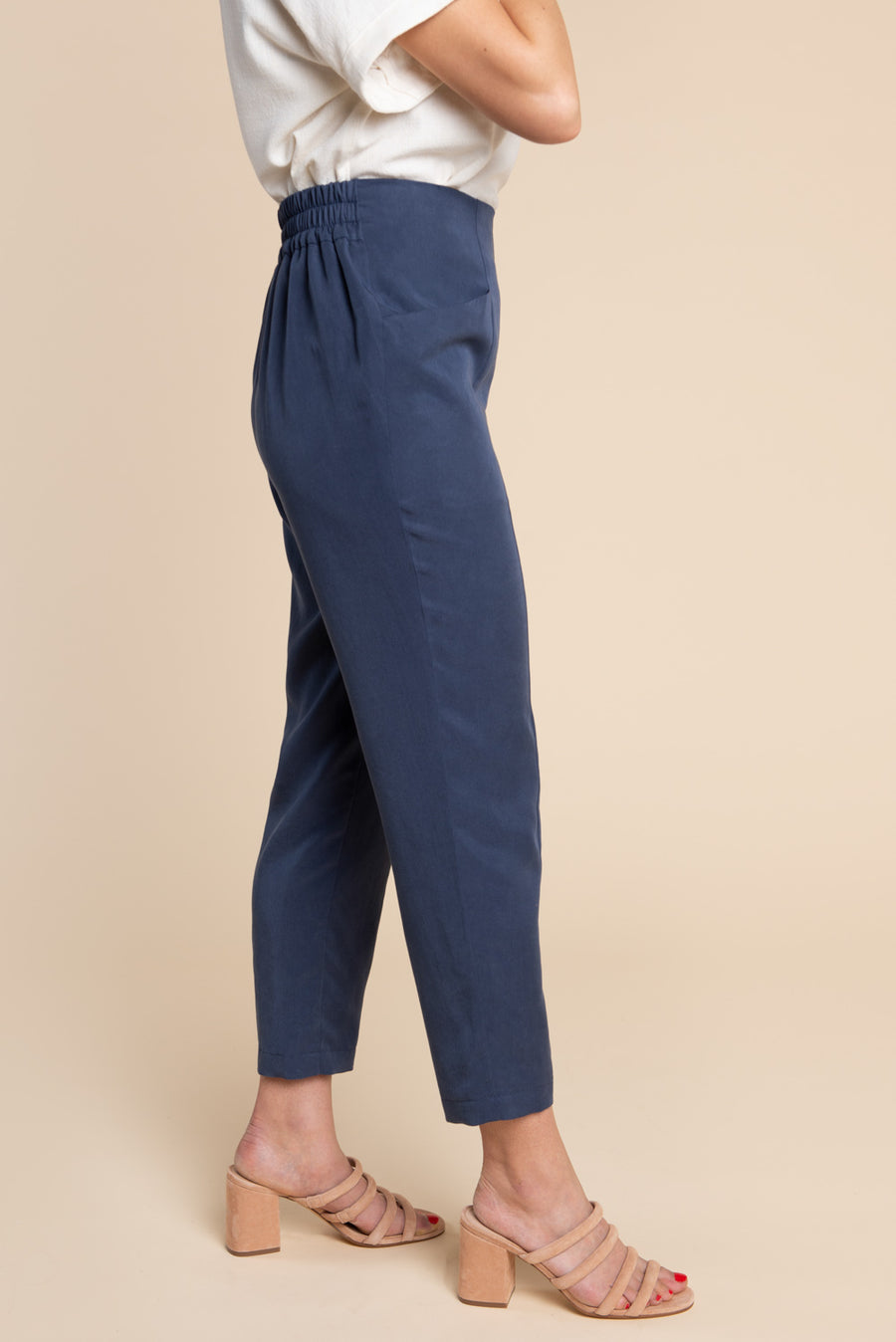 Pietra Pants & Shorts Pattern - Tapered legged elastic waist pants pattern | Closet Core Patterns