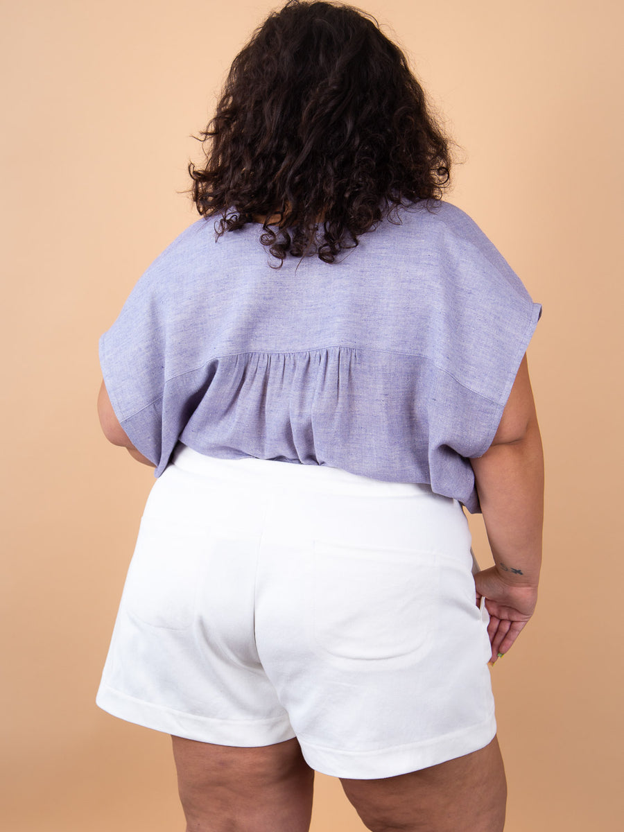 Poppy Camp Shorts - Long | Plus Size Shorts Pattern | Closet Core Crew