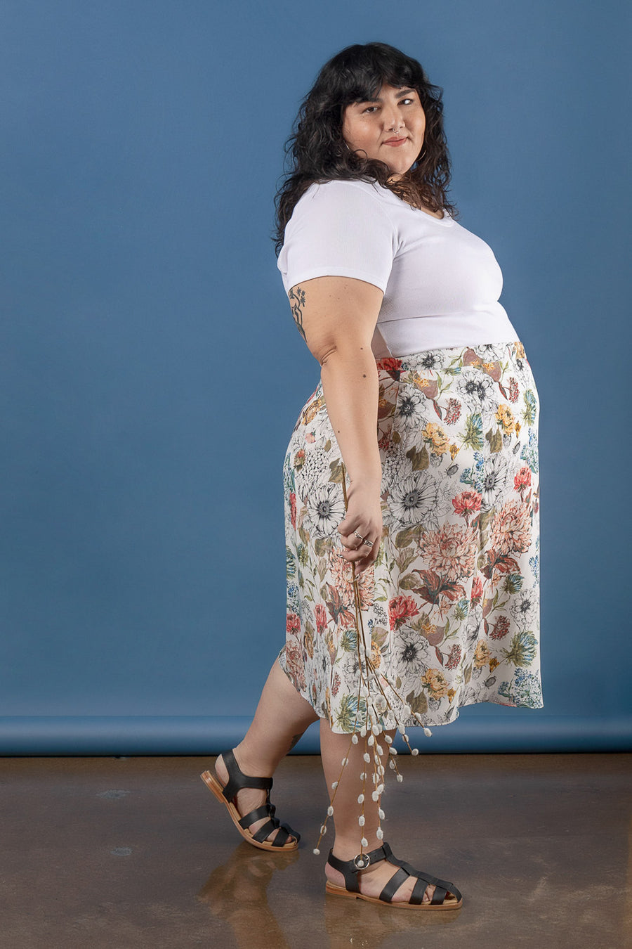 Sage Skirt | Plus Size Midi Skirt Pattern | Closet Core Patterns