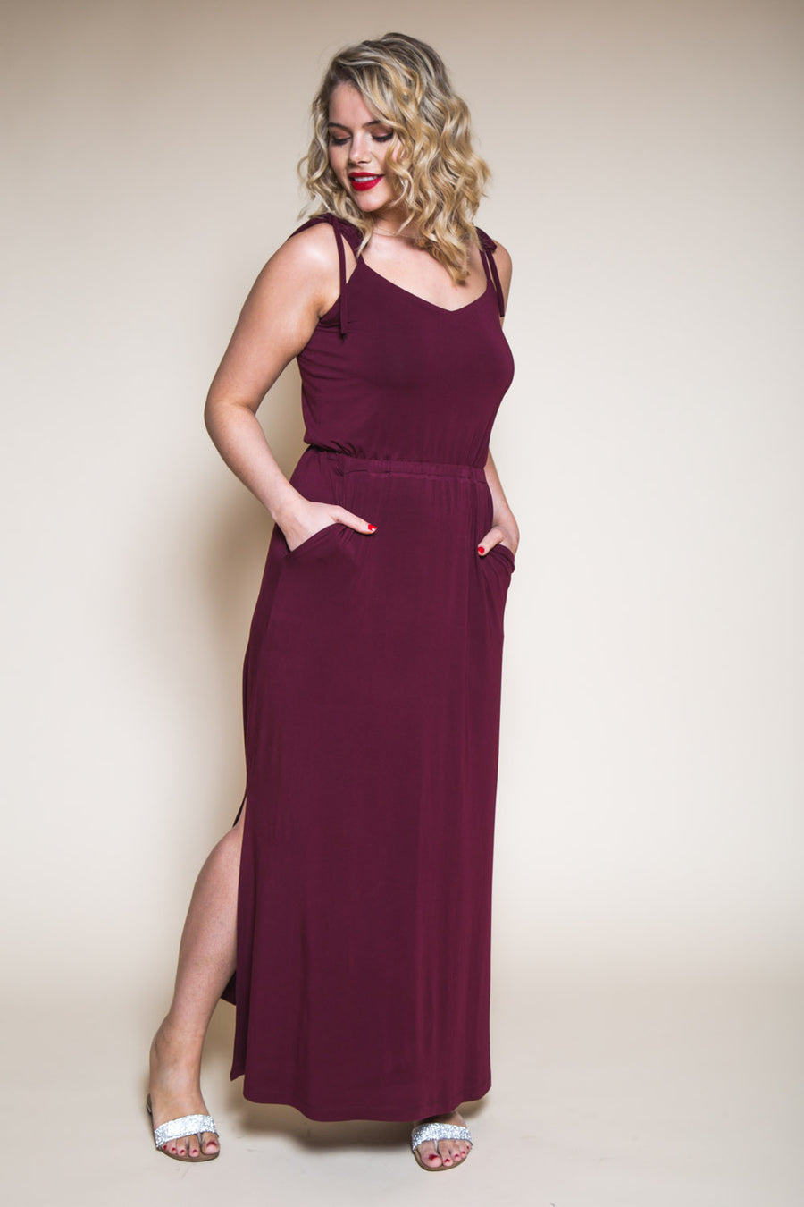 New Dress Pattern fro Women // Sallie Maxi-Dress Pattern // Closet Core Patterns