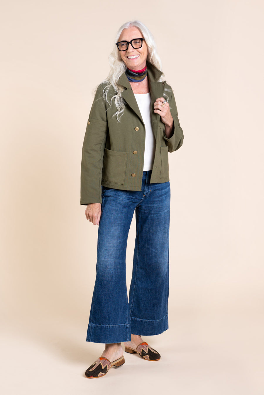 Sienna Maker Jacket Pattern - Cropped // Utility and Chore Jacket Pattern // Closet Core Patterns