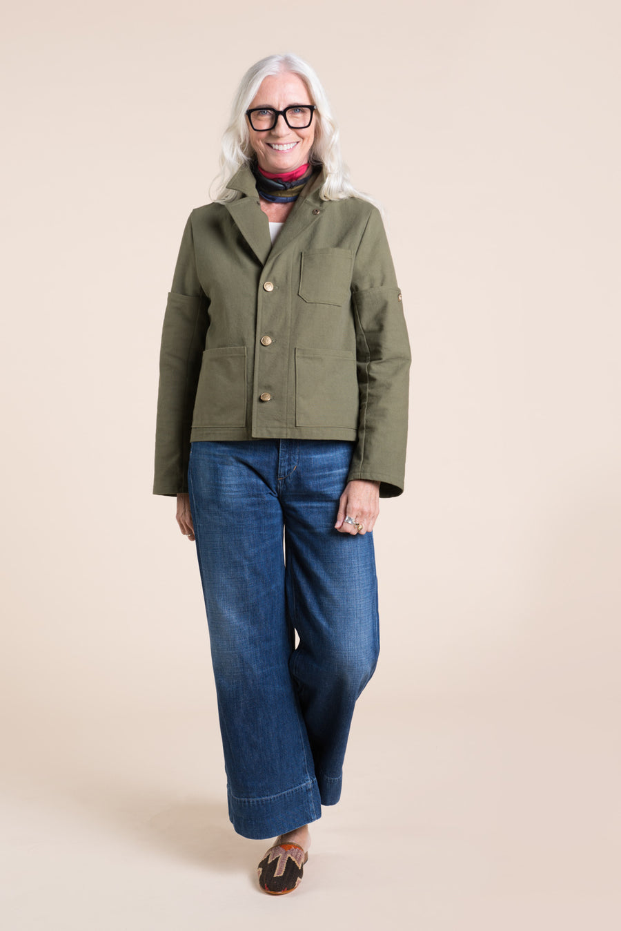 Sienna Maker Jacket Pattern - Cropped // Utility and Chore Jacket Pattern // Closet Core Patterns