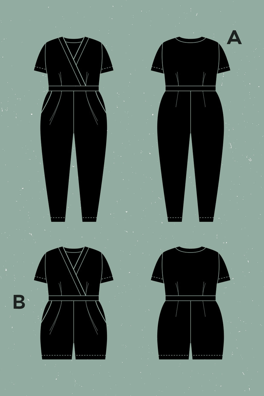 Sirocco Jumpsuit Pattern | Patron de Combinaison Sirocco | Deer & Doe
