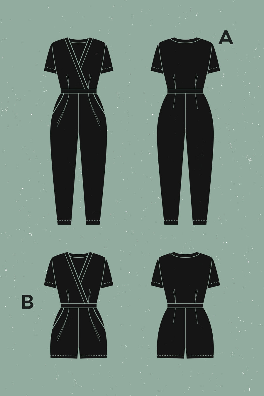 Sirocco Jumpsuit Pattern | Patron de Combinaison Sirocco | Deer & Doe