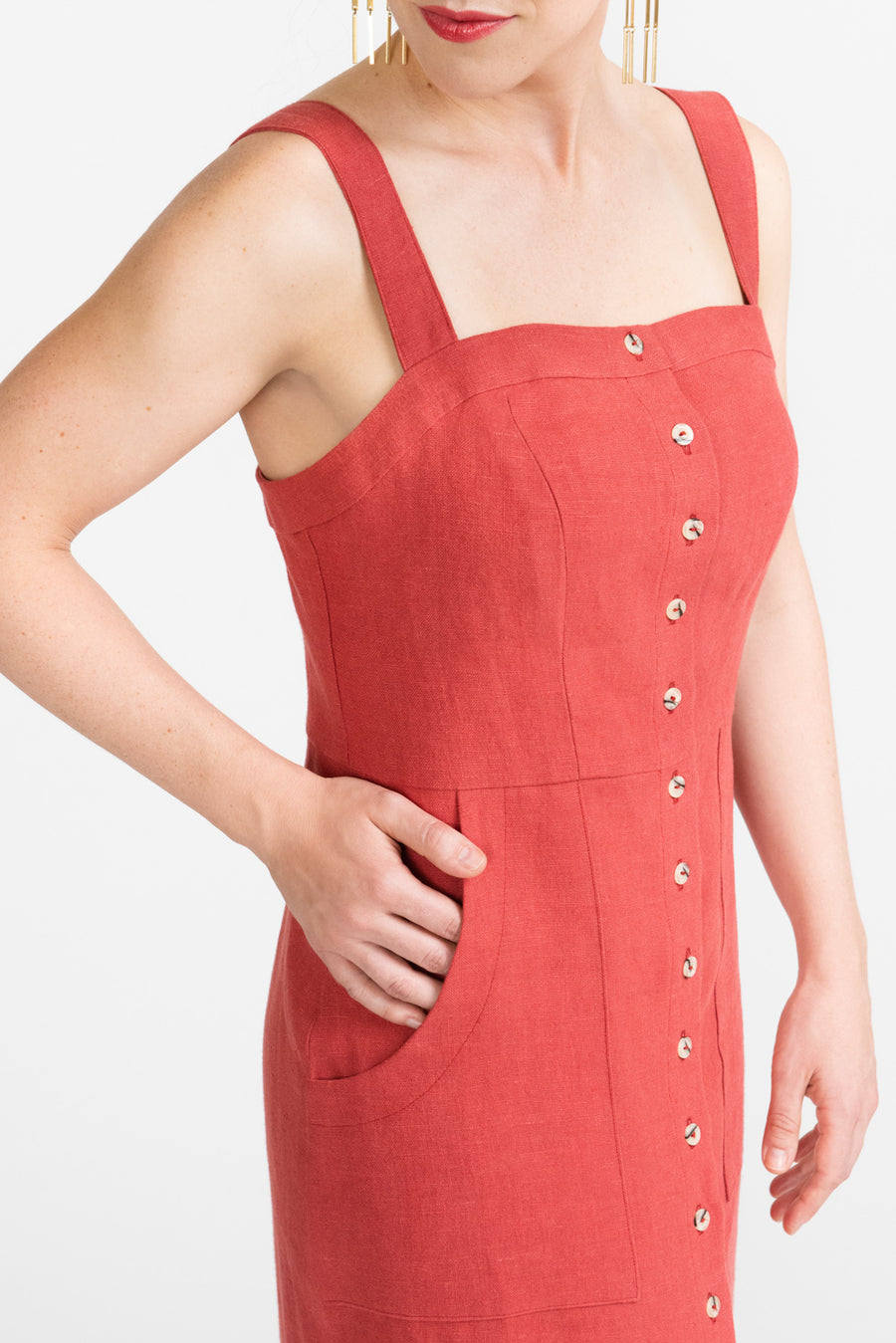 Fiona Sundress Pattern // Princess seamed summer dress pattern // Closet Core Patterns